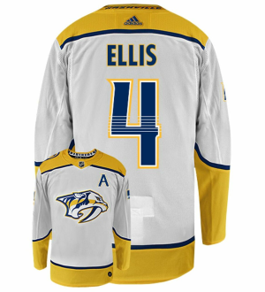 Herren Nashville Predators Eishockey Trikot Ellis #4 Authentic